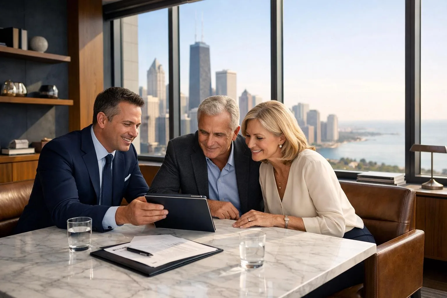 Financial advisor in a consultation meeting